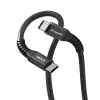 Verbatim Sync & Charge magnetický kábel – 100 W USB-C na USB-C 120 cm čierny