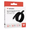 Verbatim Sync & Charge magnetický kábel – 100 W USB-C na USB-C 120 cm čierny