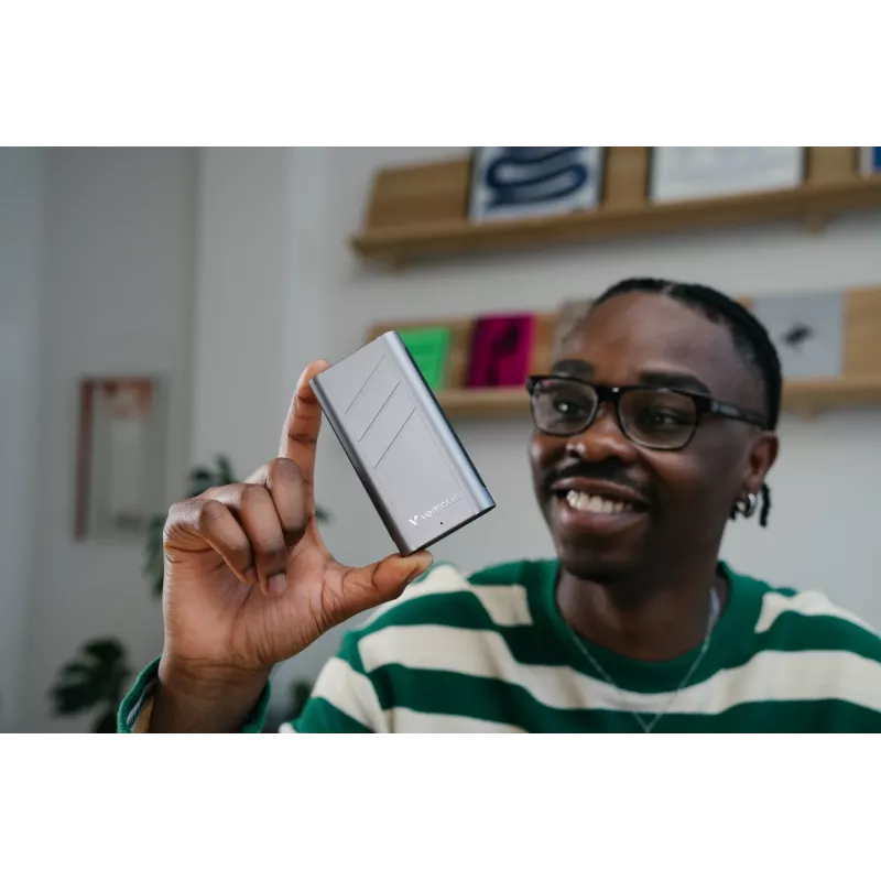 Verbatim TurboMetal SSD USB4 1TB USB Type-C USB4 Gen 2x2 strieborná