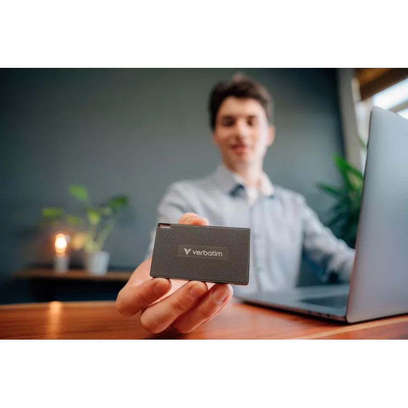 Verbatim Metal Mini SSD USB-C 3.Gen 2 512 GB, 512 GB, USB Type-C, USB 3.2 Gen 2x2, 2000 MB/s, 10 Gbit/s, sivá