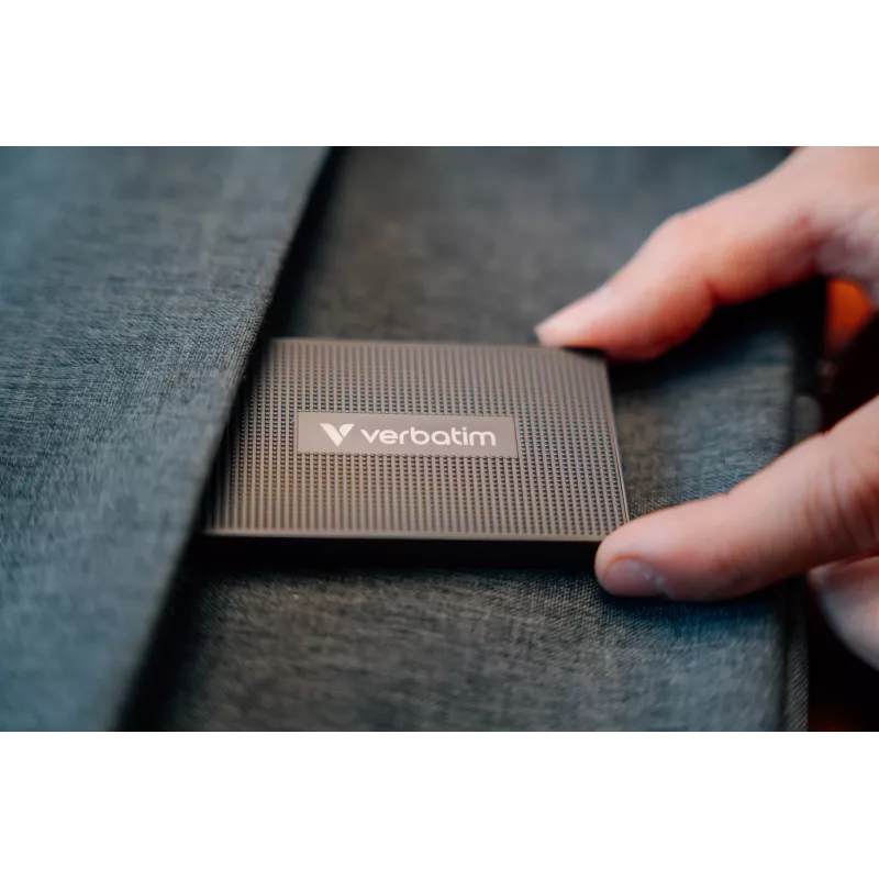 Verbatim Metal Mini SSD USB-C 3.2 Gen 2 1 TB, 1 TB, USB Type-C, USB 3.2 Gen 2x2, 2000 MB/s, 10 Gbit/s, sivá