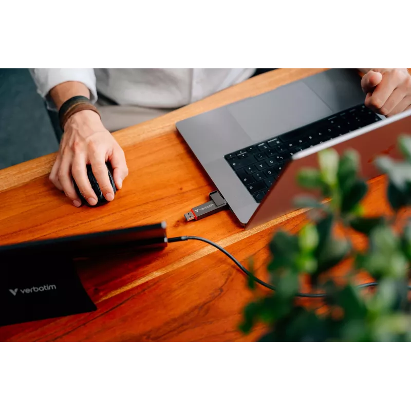 Verbatim Dual QuickStick USB kľúč 512 GB USB Type-A / USB Type-C 3.2 Gen 1 (3.1 Gen 1) sivý
