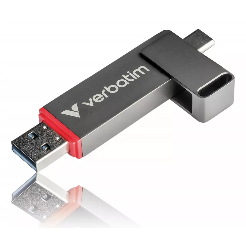 Verbatim Dual QuickStick USB kľúč 512 GB USB Type-A / USB Type-C 3.2 Gen 1 (3.1 Gen 1) sivý