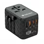 Verbatim UTA-05 65W GaN III univerzálny cestovný adaptér s 2 x USB-C PD & QC 4+ & 2 x USB-A konektormi