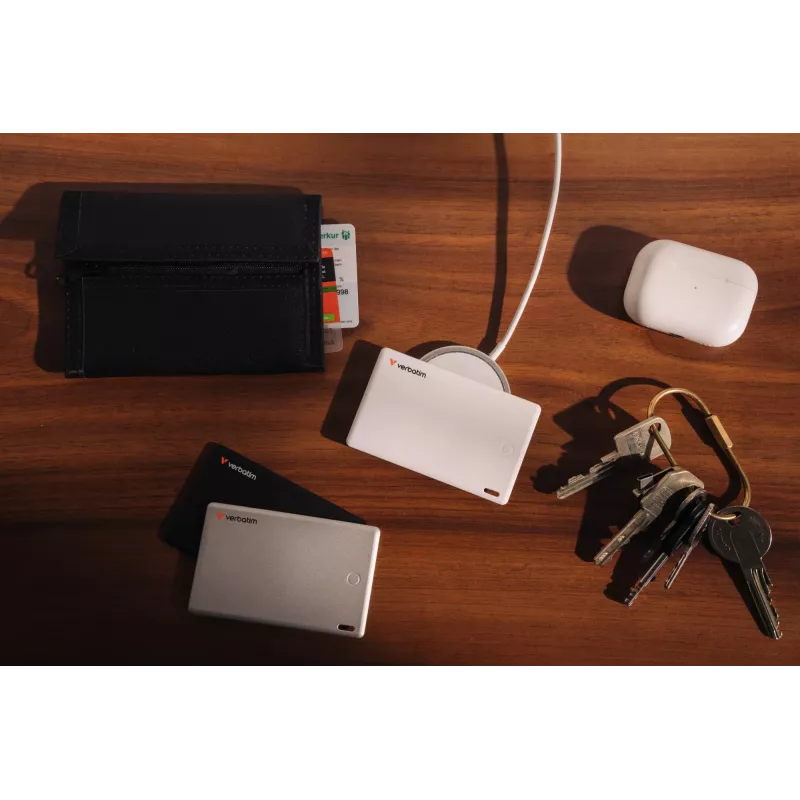 Verbatim My Finder Card Bluetooth lokátor predmetov balenie 3 ks čierna / strieborná / biela
