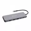 Verbatim CMH-13 USB Type-C hub 10000 Mbit/s strieborný