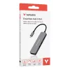Verbatim USB-C Essentials multiport hub 6 portov: HDMI, USB-C PD, USB-A 3.2 Gen 1, USB-A, SD & microSD