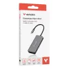 Verbatim USB-C Essentials multiport hub 6 portov: RJ45, HDMI, USB-C PD, 3 x USB-A 3.2 Gen 1