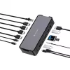Verbatim CDS-15 káblový USB 3.2 Gen 1 (3.1 Gen 1) Type-C čierna, sivá