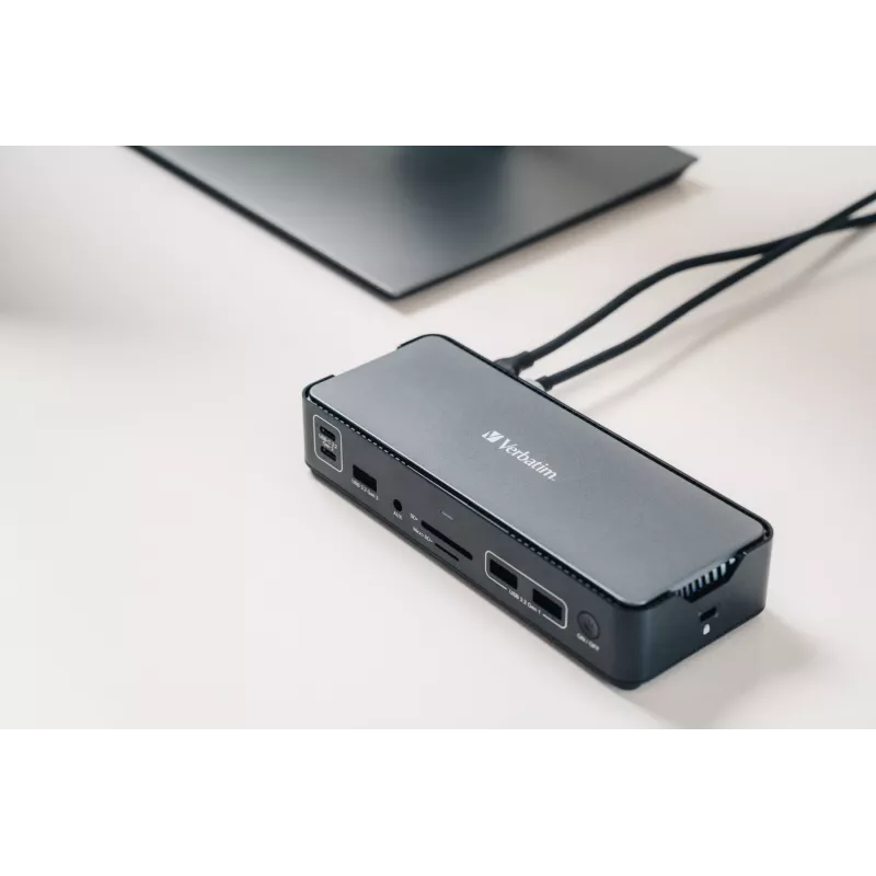 Verbatim CDS-15 káblový USB 3.2 Gen 1 (3.1 Gen 1) Type-C čierna, sivá