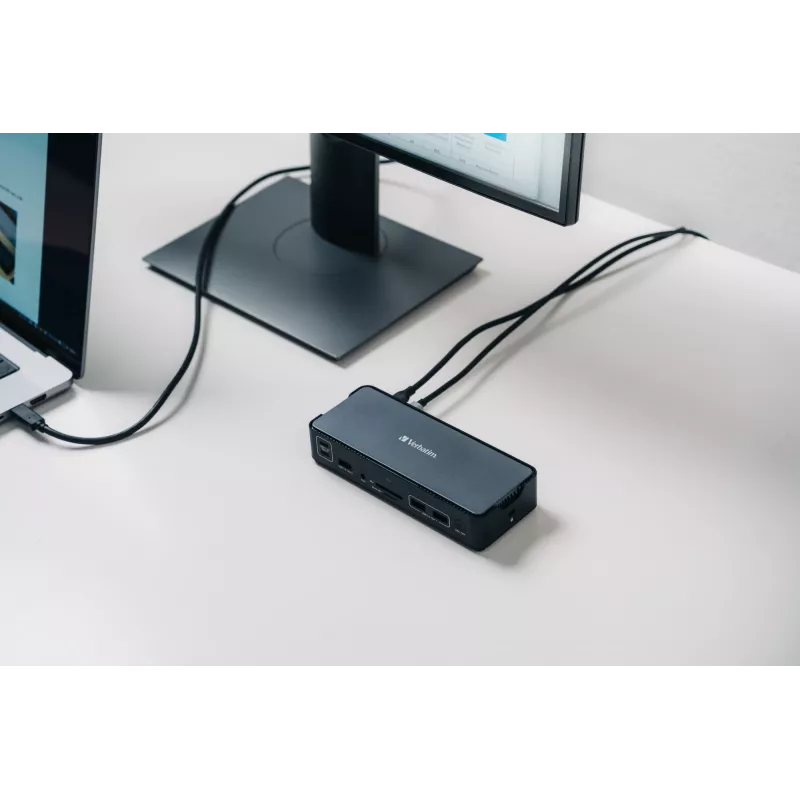 Verbatim CDS-15 káblový USB 3.2 Gen 1 (3.1 Gen 1) Type-C čierna, sivá