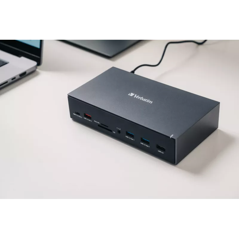 Verbatim CDS-17 káblový USB 3.2 Gen 1 (3.1 Gen 1) Type-C čierna, sivá