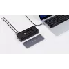 Verbatim CDS-15S káblový USB 3.2 Gen 1 (3.1 Gen 1) Type-C čierna, sivá