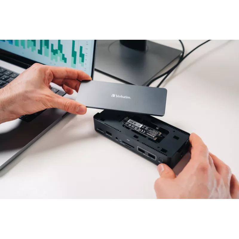 Verbatim CDS-15SSD káblový USB 3.2 Gen 1 (3.1 Gen 1) Type-C čierna, sivá