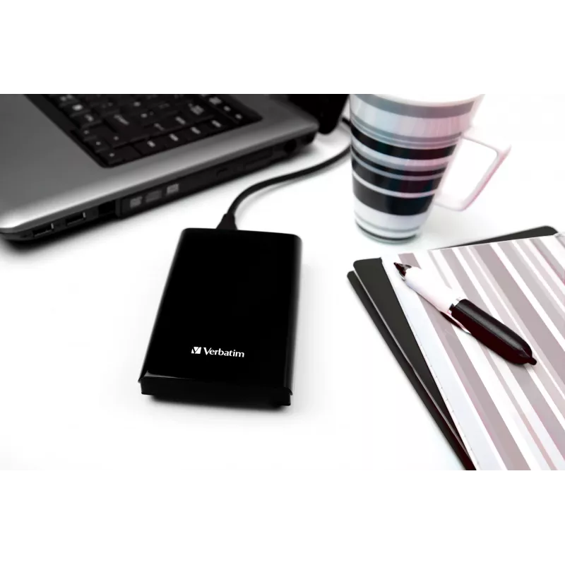Verbatim Store 'n' Go tenký prenosný SSD USB 3.2 Gen 1 / USB-C 512GB čierny