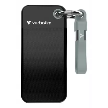 Verbatim Pocket SSD USB 3.2 Gen 2 1 TB čierna/sivá
