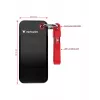 Verbatim Pocket SSD USB 3.2 Gen 2 2 TB čierna/červená