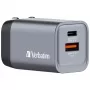 Verbatim GNC-35 GaN nabíjačka 35W s 1 x USB-C PD 35W / 1 x USB-A QC 3.0 (EU/UK/US)