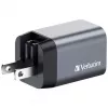 Verbatim GNC-35 GaN nabíjačka 35W s 1 x USB-C PD 35W / 1 x USB-A QC 3.0 (EU/UK/US)