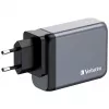 Verbatim GNC-100 GaN nabíjačka 100W s 2 x USB-C PD 100W / 1 x USB-C PD 65W / 1 x USB-A QC 3.0 (EU/UK/US)