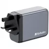 Verbatim GNC-200 GaN nabíjačka 200W s 2 x USB-C PD 100W / 1 x USB-C PD 65W / 1 x USB QC 3.0 (EU/UK/US)
