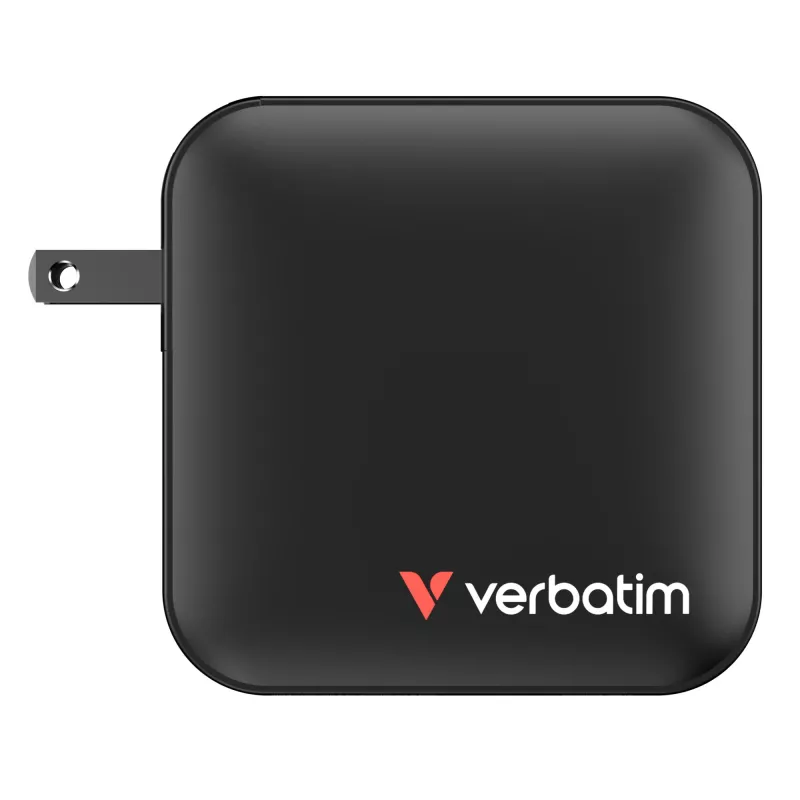 Verbatim Mini GaN nabíjačka 165W 4 porty US konektor s EU a UK adaptérmi