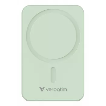 Verbatim Charge 'n' Go Essentials magnetická bezdrôtová powerbank 20000 mAh zelená