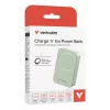 Verbatim Charge 'n' Go Essentials magnetická bezdrôtová powerbank 20000 mAh zelená