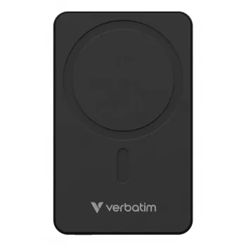 Verbatim Charge 'n' Go Essentials magnetická bezdrôtová powerbank 5000 mAh čierna