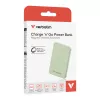 Verbatim Charge 'n' Go Essentials magnetická bezdrôtová powerbank 5000 mAh zelená