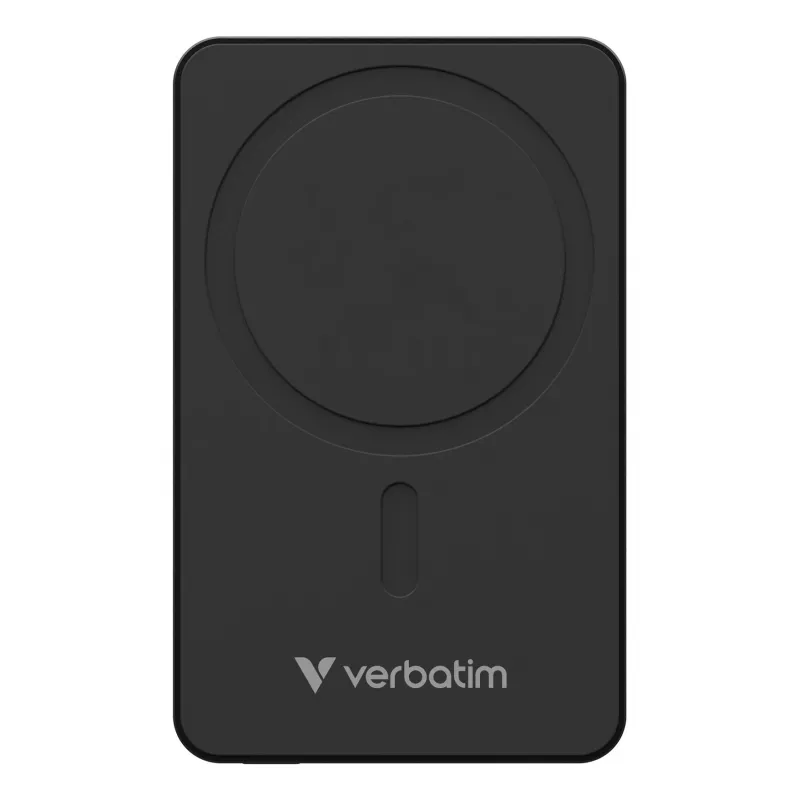 Verbatim Charge 'n' Go Essentials magnetická bezdrôtová powerbank 10000 mAh čierna