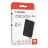 Verbatim Charge 'n' Go Essentials magnetická bezdrôtová powerbank 10000 mAh čierna