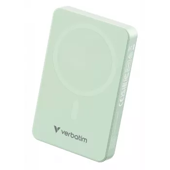 Verbatim Charge 'n' Go Essentials magnetická bezdrôtová powerbank 10000 mAh zelená