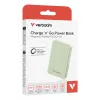 Verbatim Charge 'n' Go Essentials magnetická bezdrôtová powerbank 10000 mAh zelená