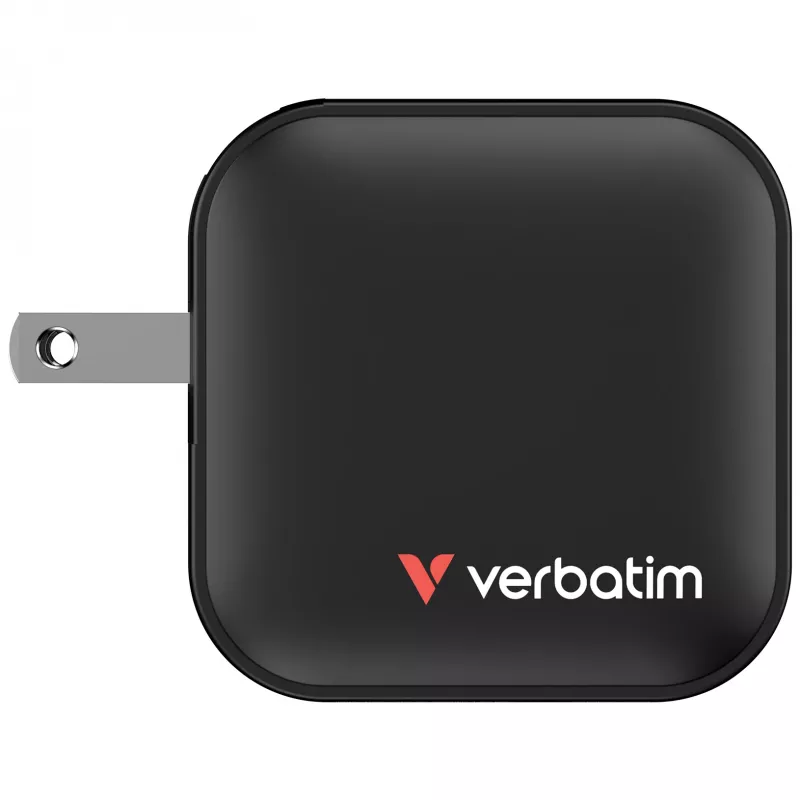 Verbatim Mini GaN nabíjačka 70W 3 porty US konektor s EU a UK adaptérmi