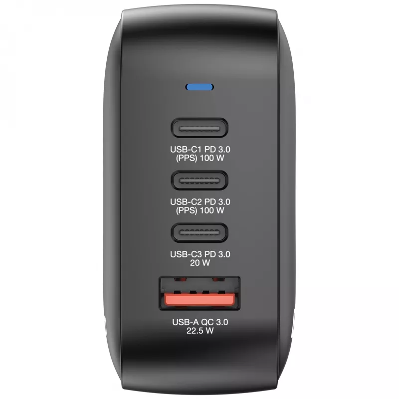 Verbatim Mini GaN nabíjačka 100W 4 porty US konektor s EU a UK adaptérmi