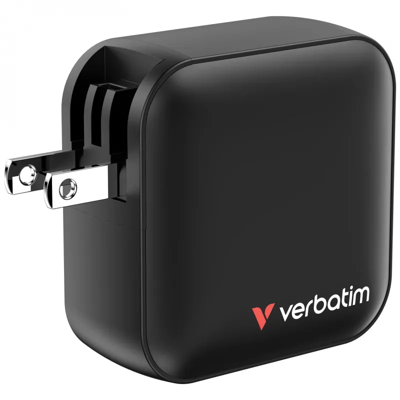 Verbatim Mini GaN nabíjačka 100W 4 porty US konektor s EU a UK adaptérmi