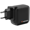 Verbatim Mini GaN nabíjačka 100W 4 porty US konektor s EU a UK adaptérmi