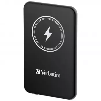 Powerbank VERBATIM Charge AnA Go 5000 mAh magnetická bezdrôtová, čierna