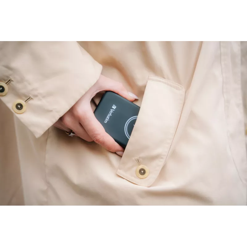 Powerbank VERBATIM Charge AnA Go 5000 mAh magnetická bezdrôtová, čierna