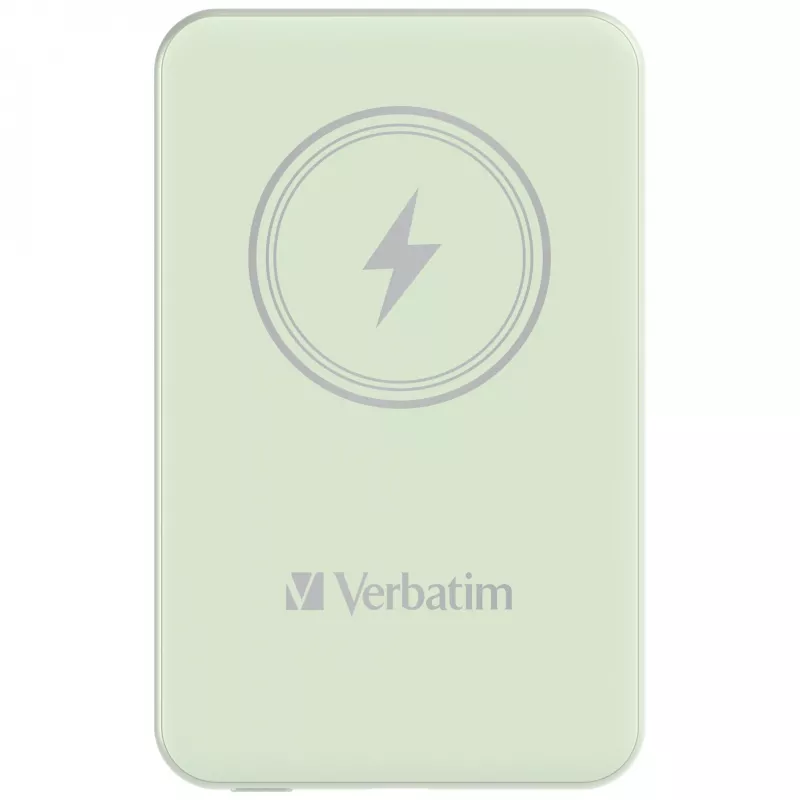 Verbatim Charge 'n' Go magnetická bezdrôtová powerbank 5000 mAh zelená