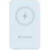 Verbatim Charge 'n' Go magnetická bezdrôtová powerbank 5000 mAh modrá