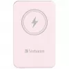 Verbatim Charge 'n' Go magnetická bezdrôtová powerbank 5000mAh ružová