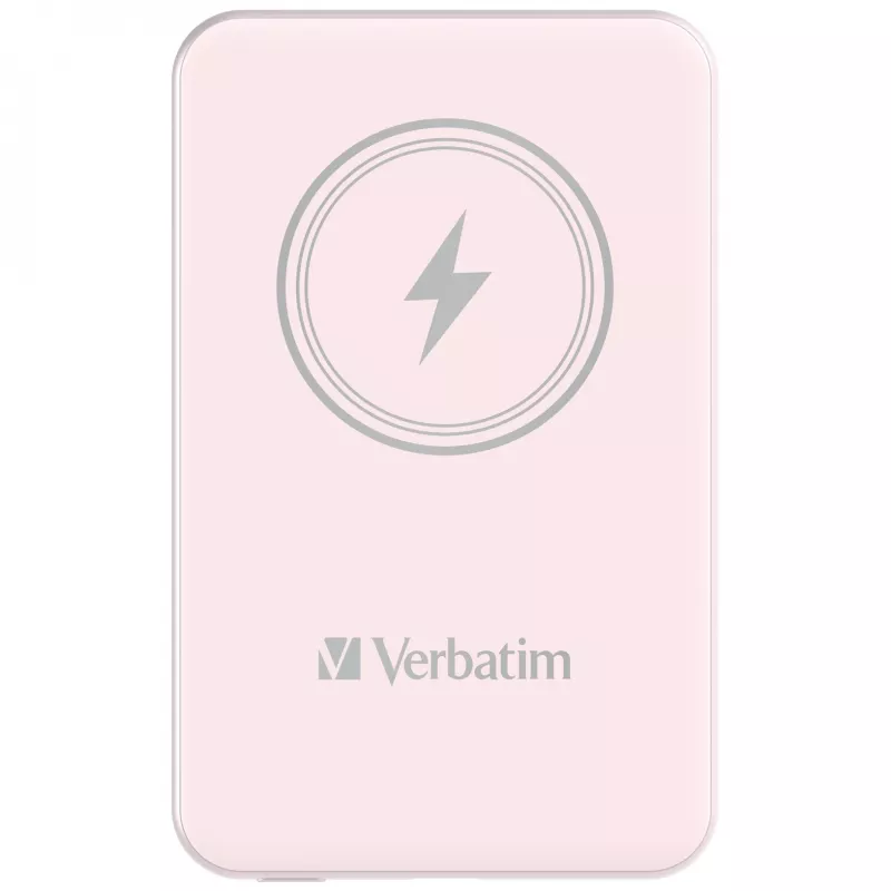 Verbatim Charge 'n' Go magnetická bezdrôtová powerbank 5000mAh ružová