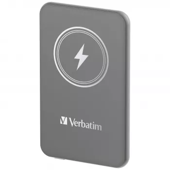 Verbatim Charge 'n' Go magnetická bezdrôtová powerbank 5000mAh sivá
