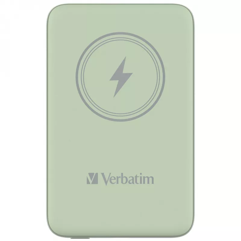 Verbatim Charge 'n' Go magnetická bezdrôtová powerbank 10000mAh zelená