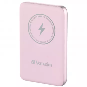 Verbatim Charge 'n' Go magnetická bezdrôtová powerbank 10000mAh ružová
