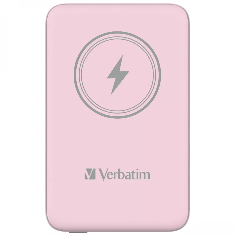 Verbatim Charge 'n' Go magnetická bezdrôtová powerbank 10000mAh ružová