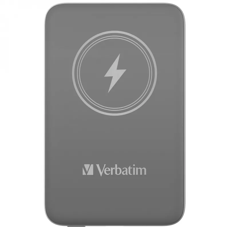 Verbatim Charge 'n' Go magnetická bezdrôtová powerbank 10000mAh sivá