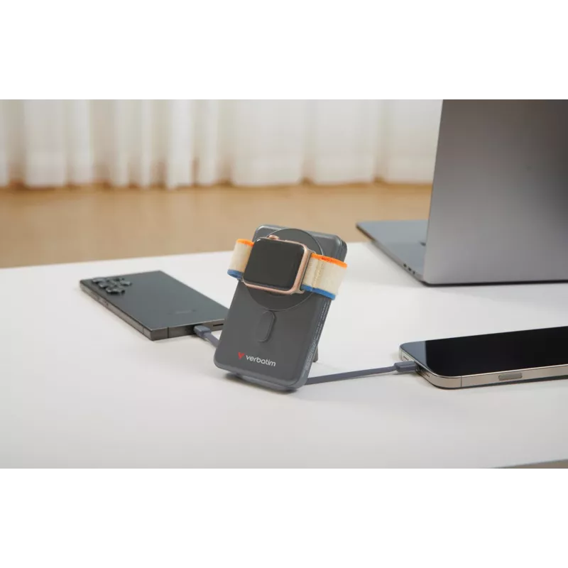 Verbatim Charge'n'Go 2C powerbank 5000 mAh sivá